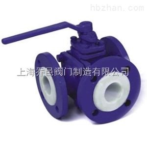 Q45F46。Q44F46襯氟三通球閥.jpg